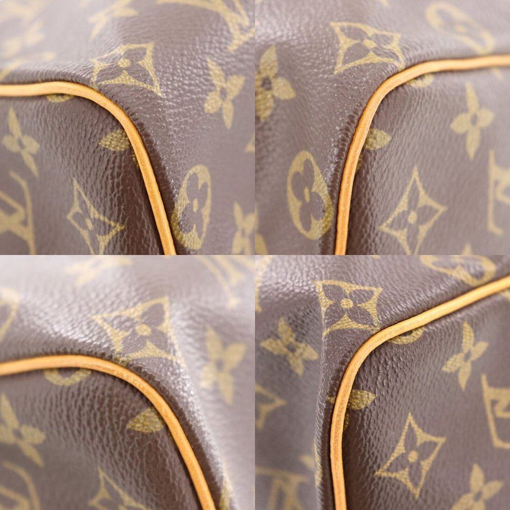 Speedy 25 Monogram Leather Handbag - Picture 6 of 10